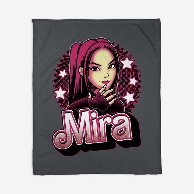 Demon Huntress Mira-None-Fleece-Blanket-Astrobot Invention