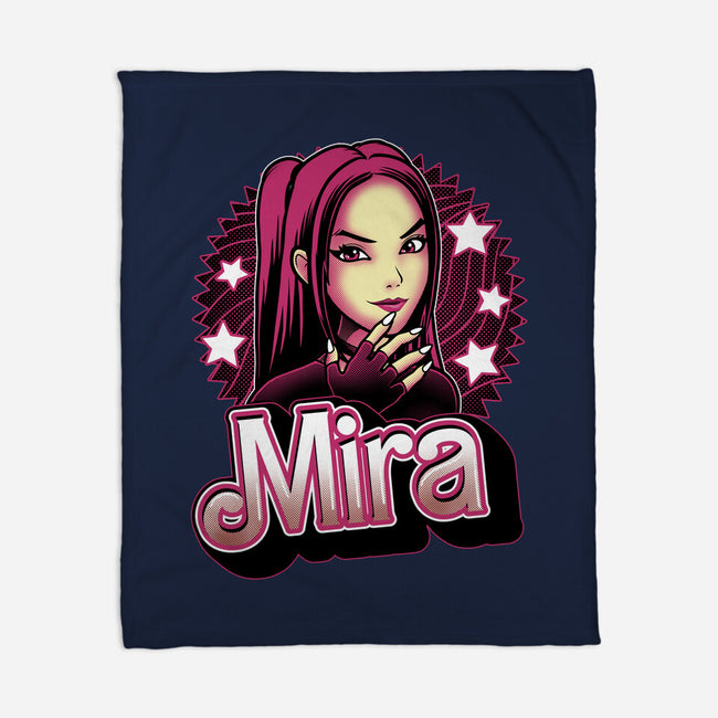 Demon Huntress Mira-None-Fleece-Blanket-Astrobot Invention