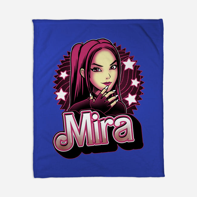 Demon Huntress Mira-None-Fleece-Blanket-Astrobot Invention