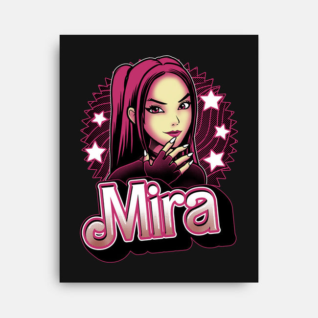 Demon Huntress Mira-None-Stretched-Canvas-Astrobot Invention