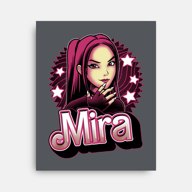 Demon Huntress Mira-None-Stretched-Canvas-Astrobot Invention