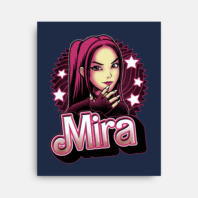 Demon Huntress Mira-None-Stretched-Canvas-Astrobot Invention