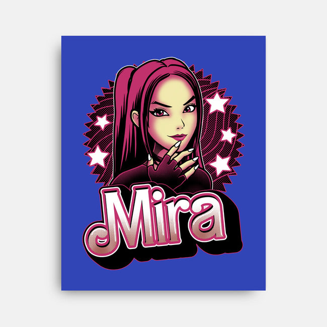 Demon Huntress Mira-None-Stretched-Canvas-Astrobot Invention