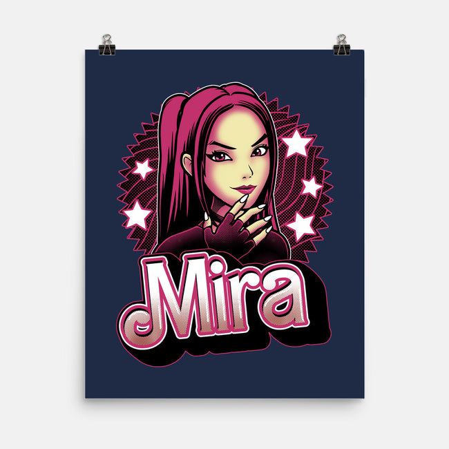 Demon Huntress Mira-None-Matte-Poster-Astrobot Invention