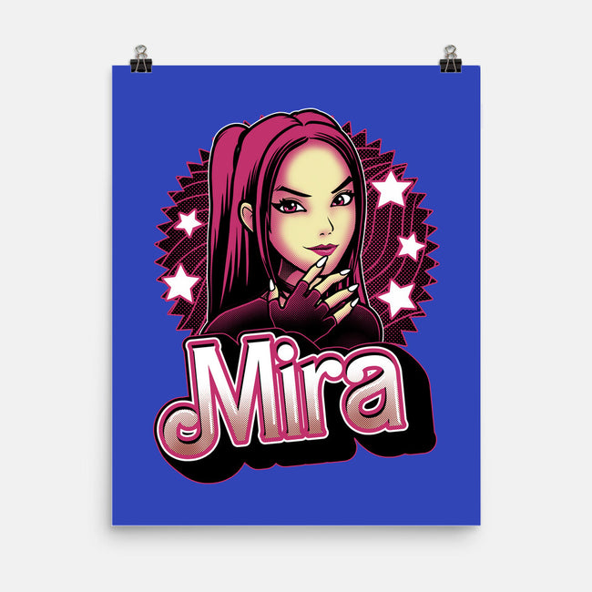 Demon Huntress Mira-None-Matte-Poster-Astrobot Invention