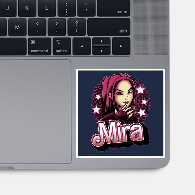 Demon Huntress Mira-None-Glossy-Sticker-Astrobot Invention