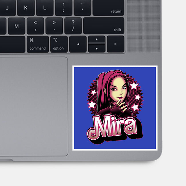 Demon Huntress Mira-None-Glossy-Sticker-Astrobot Invention