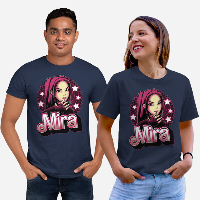 Demon Huntress Mira-Unisex-Basic-Tee-Astrobot Invention