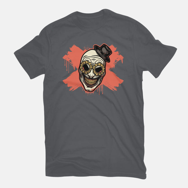 Clown Art Smiling Icon-Mens-Heavyweight-Tee-Studio Mootant