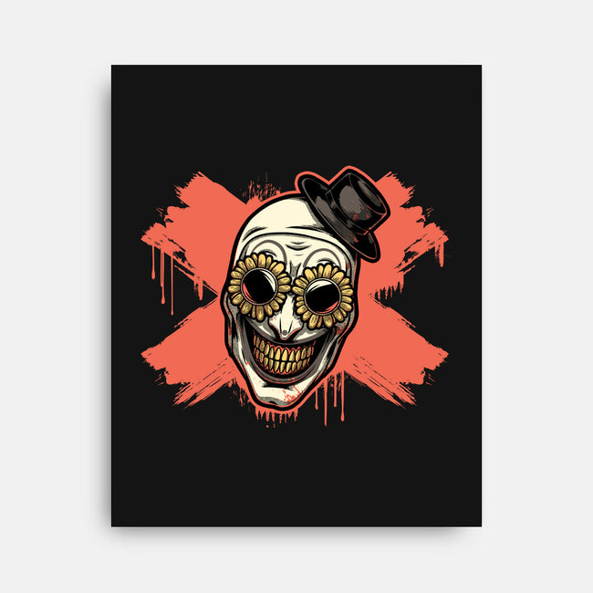 Clown Art Smiling Icon-None-Stretched-Canvas-Studio Mootant