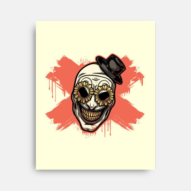 Clown Art Smiling Icon-None-Stretched-Canvas-Studio Mootant
