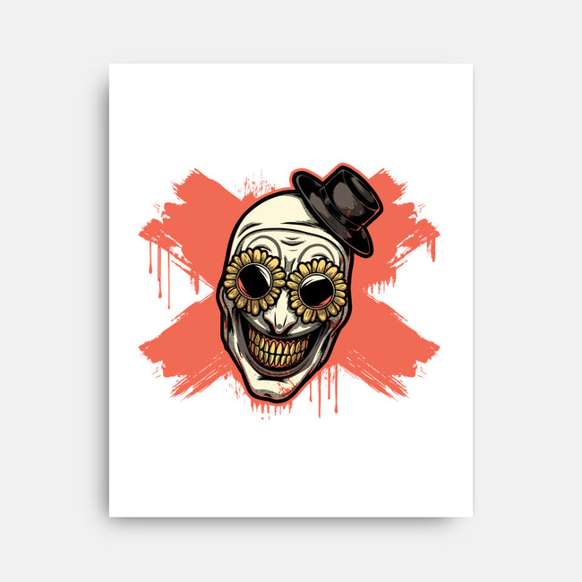 Clown Art Smiling Icon-None-Stretched-Canvas-Studio Mootant