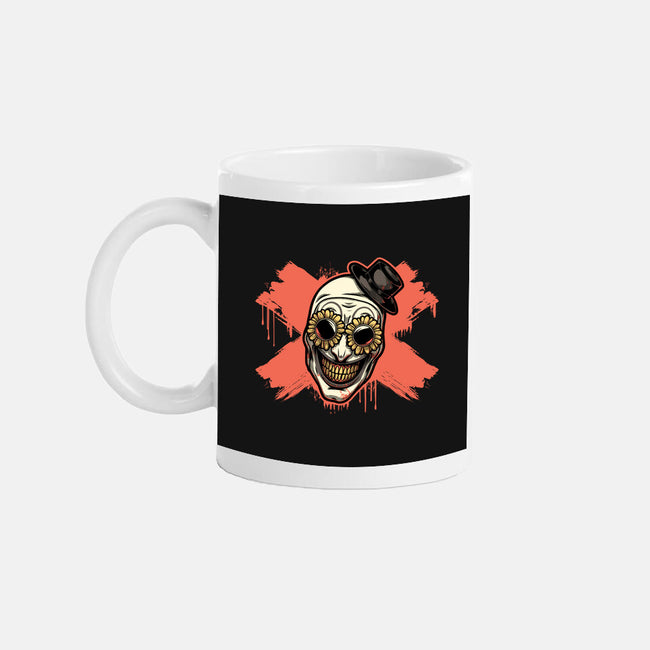 Clown Art Smiling Icon-None-Mug-Drinkware-Studio Mootant