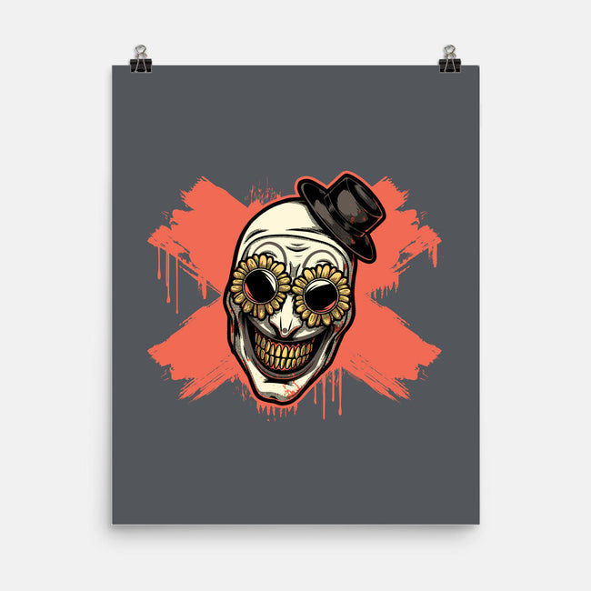 Clown Art Smiling Icon-None-Matte-Poster-Studio Mootant
