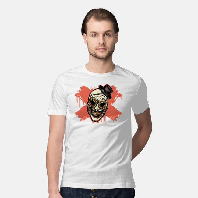 Clown Art Smiling Icon-Mens-Premium-Tee-Studio Mootant