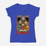Tube TV Show Ouija-Womens-V-Neck-Tee-Studio Mootant
