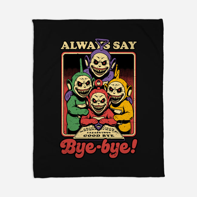 Tube TV Show Ouija-None-Fleece-Blanket-Studio Mootant