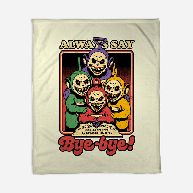 Tube TV Show Ouija-None-Fleece-Blanket-Studio Mootant