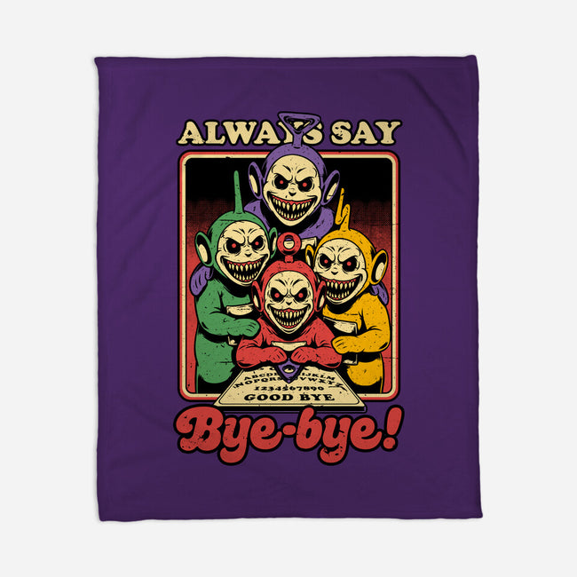 Tube TV Show Ouija-None-Fleece-Blanket-Studio Mootant