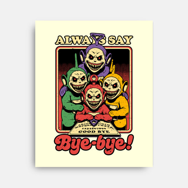 Tube TV Show Ouija-None-Stretched-Canvas-Studio Mootant