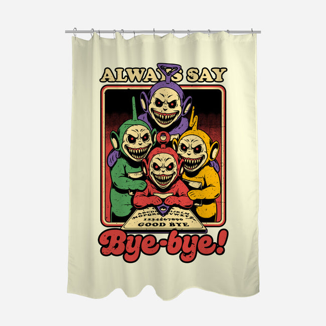 Tube TV Show Ouija-None-Polyester-Shower Curtain-Studio Mootant