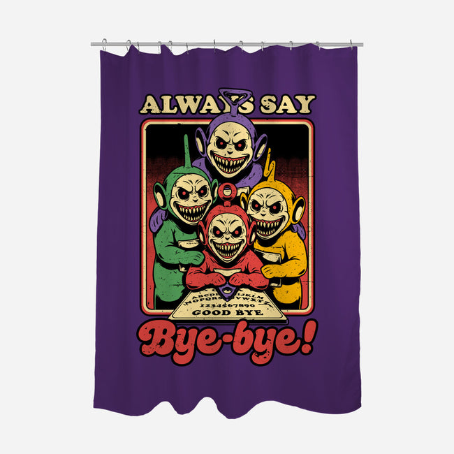 Tube TV Show Ouija-None-Polyester-Shower Curtain-Studio Mootant