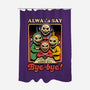 Tube TV Show Ouija-None-Polyester-Shower Curtain-Studio Mootant