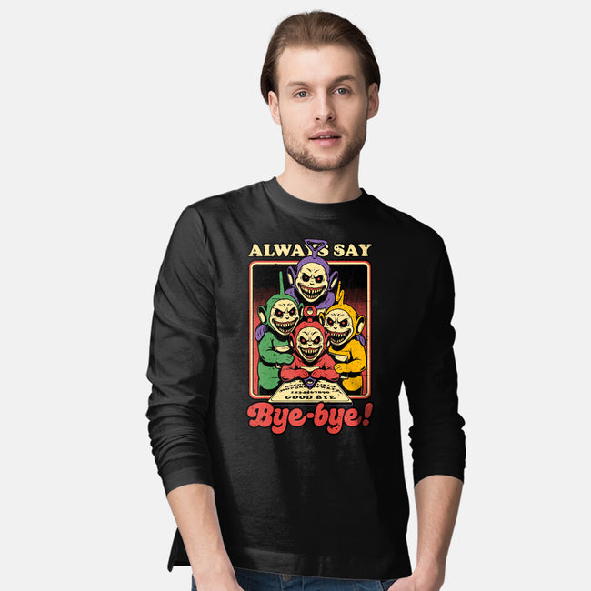 Tube TV Show Ouija-Mens-Long Sleeved-Tee-Studio Mootant