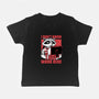 Raccoon Tired Work-Baby-Basic-Tee-Studio Mootant
