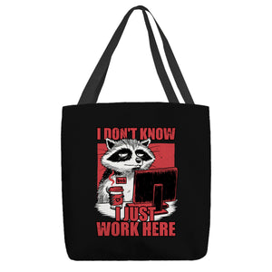 Raccoon Tired Work