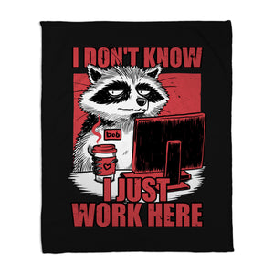 Raccoon Tired Work
