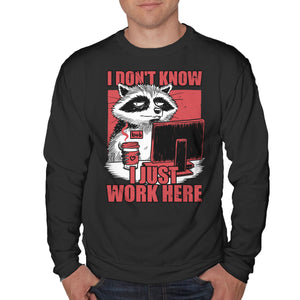 Raccoon Tired Work