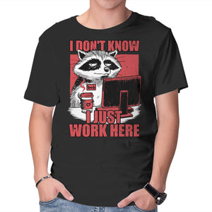 Raccoon Tired Work