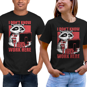 Raccoon Tired Work