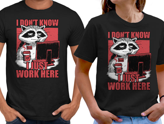 Raccoon Tired Work
