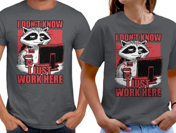 Raccoon Tired Work