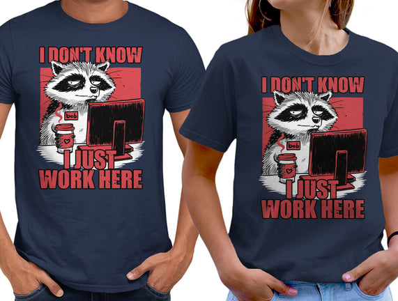 Raccoon Tired Work