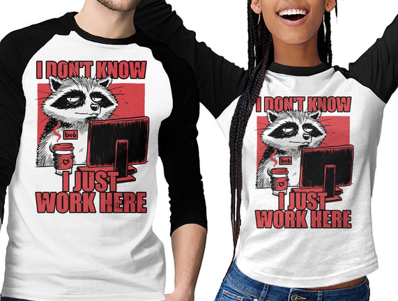Raccoon Tired Work