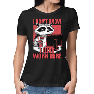Raccoon Tired Work
