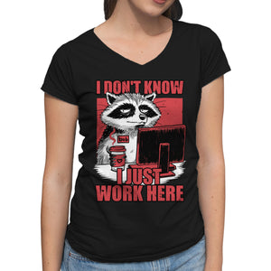 Raccoon Tired Work