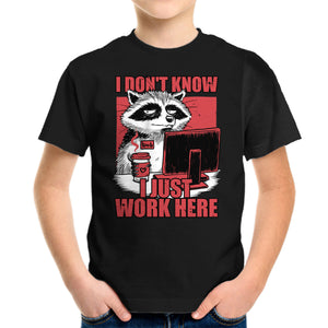Raccoon Tired Work