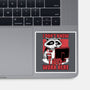 Raccoon Tired Work-None-Glossy-Sticker-Studio Mootant