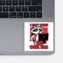 Raccoon Tired Work-None-Glossy-Sticker-Studio Mootant
