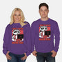 Raccoon Tired Work-Unisex-Crew Neck-Sweatshirt-Studio Mootant