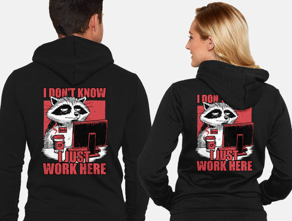 Raccoon Tired Work
