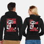 Raccoon Tired Work-Unisex-Zip-Up-Sweatshirt-Studio Mootant