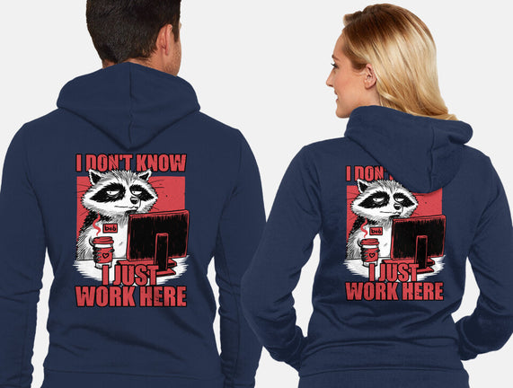 Raccoon Tired Work