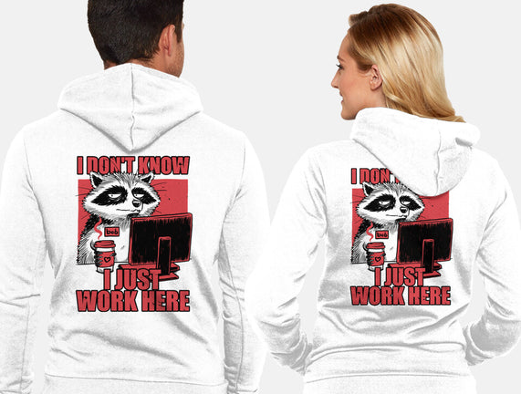 Raccoon Tired Work