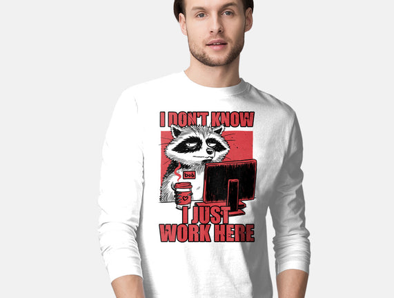 Raccoon Tired Work