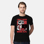 Raccoon Tired Work-Mens-Premium-Tee-Studio Mootant